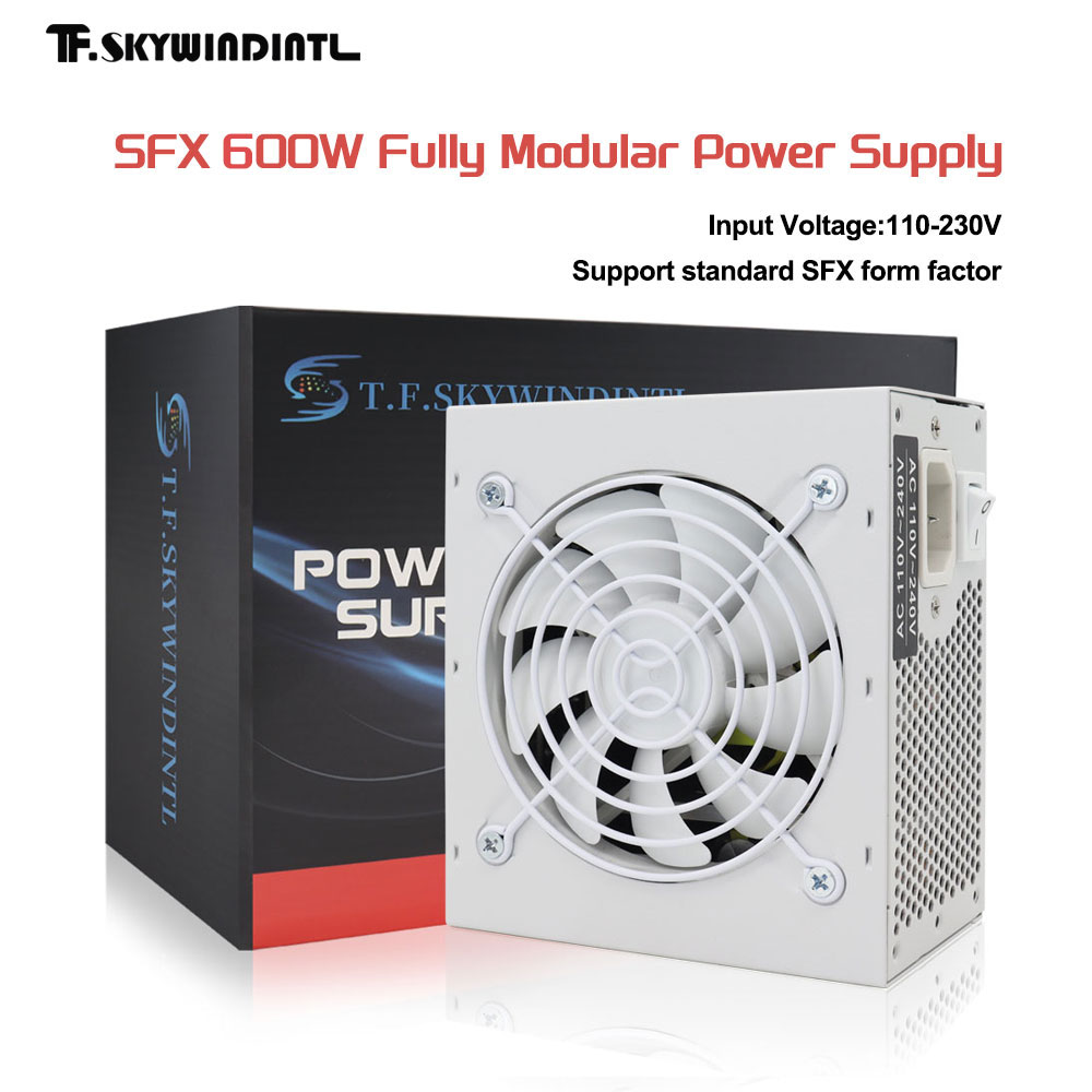 Pc Gaming Watt - T.F.SKYWINDINTL SFX 600W alimentation modulaire complète