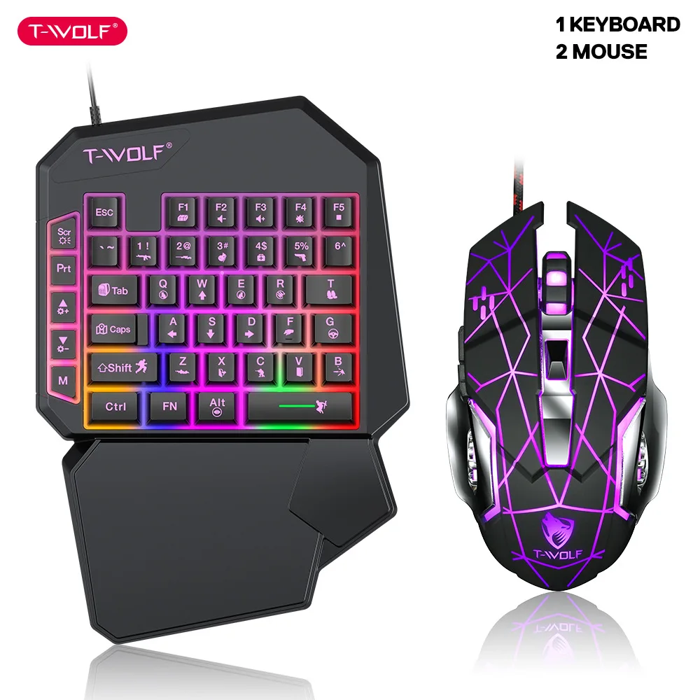 Pc Gaming Set - T-WOLF TF900 ensemble de trônes de
