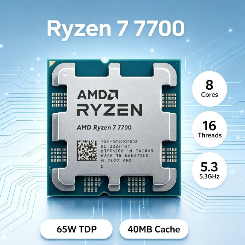 Pc Gaming Ryzen - Processeur de bureau gaming AM5 AMD