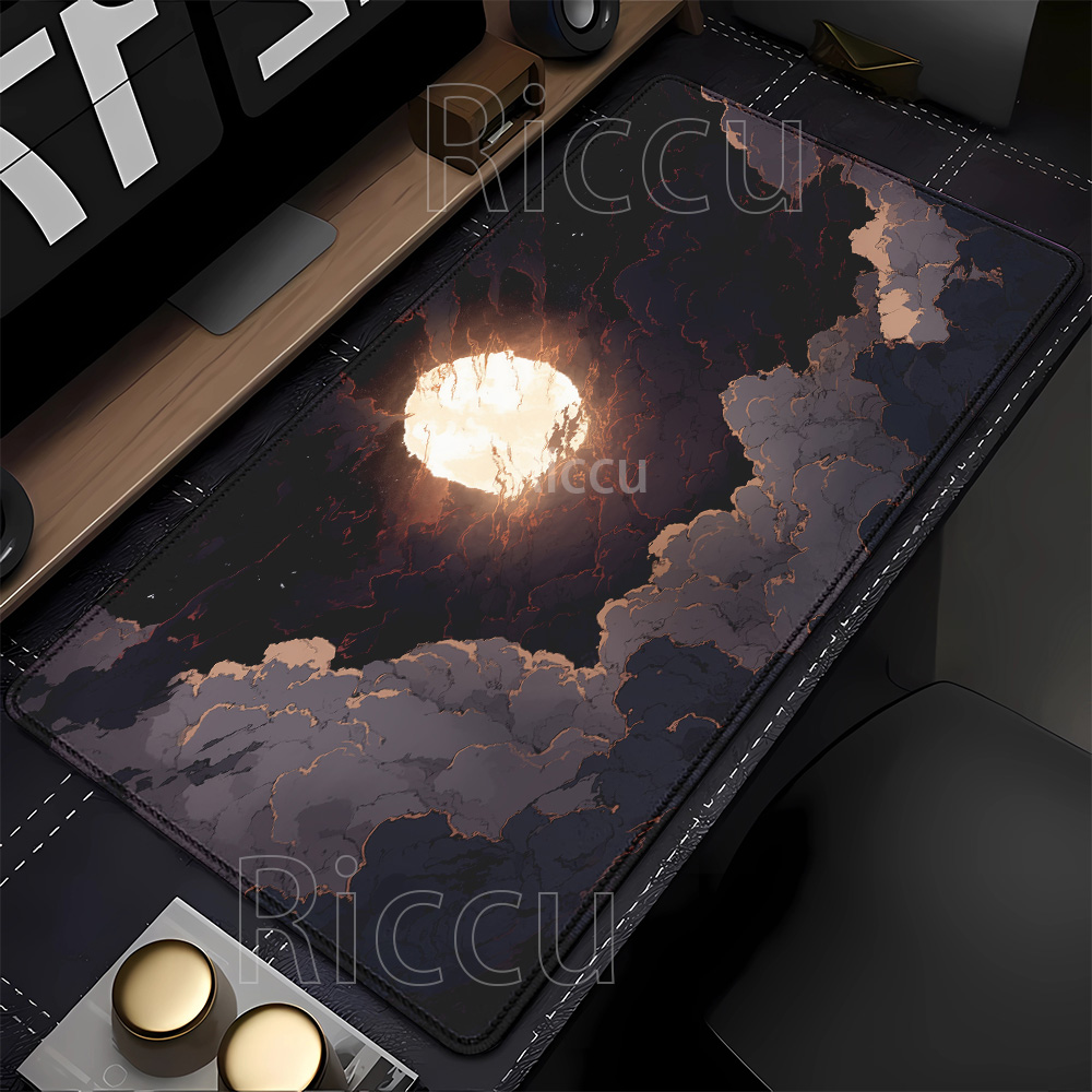 Pc Gaming Cloud Free - Tapis de souris Moon Night Cloud