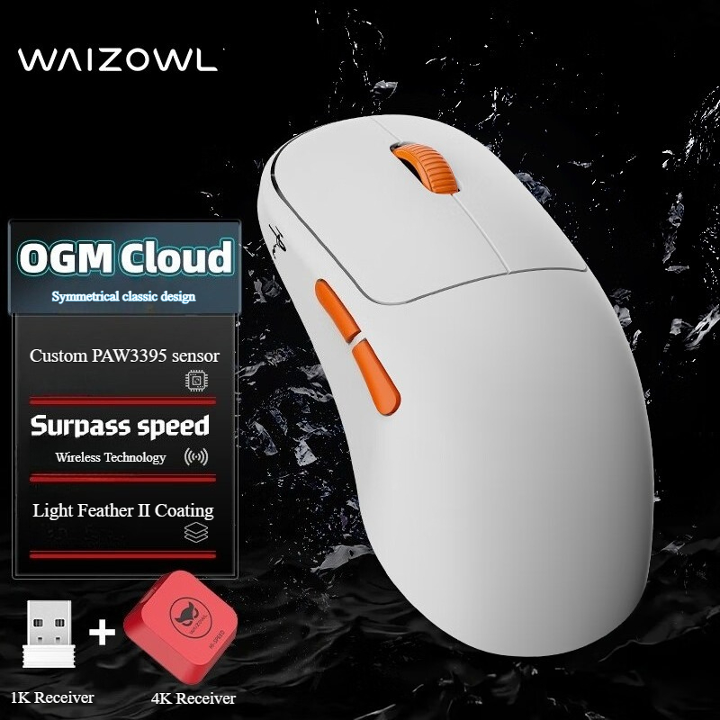 Pc Gaming Cloud Free - Souris de jeu sans fil Waizowl