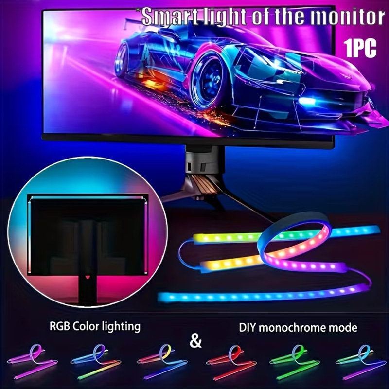 Rgb Light Strip - Bande lumineuse RGB pour jeux, rétroéclairage