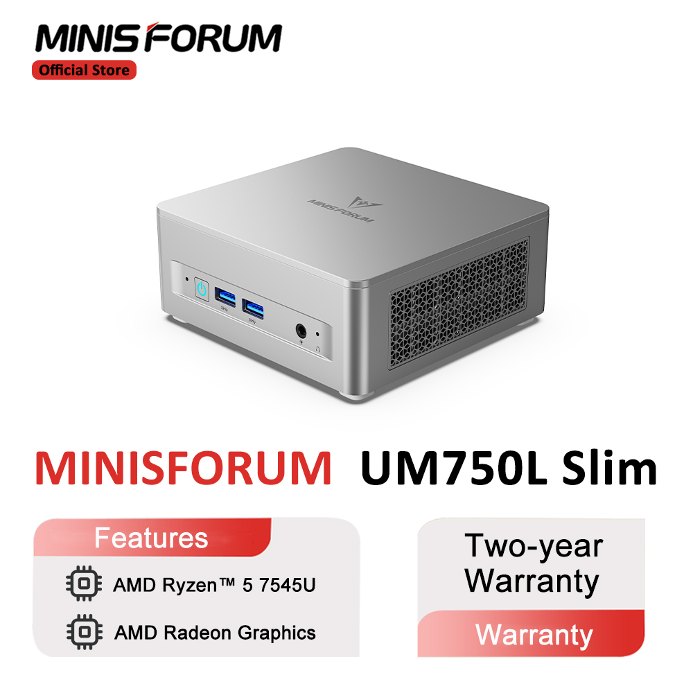 Pc Gaming Ryzen - MINISFORUM Mini PC UM750L mince AMD
