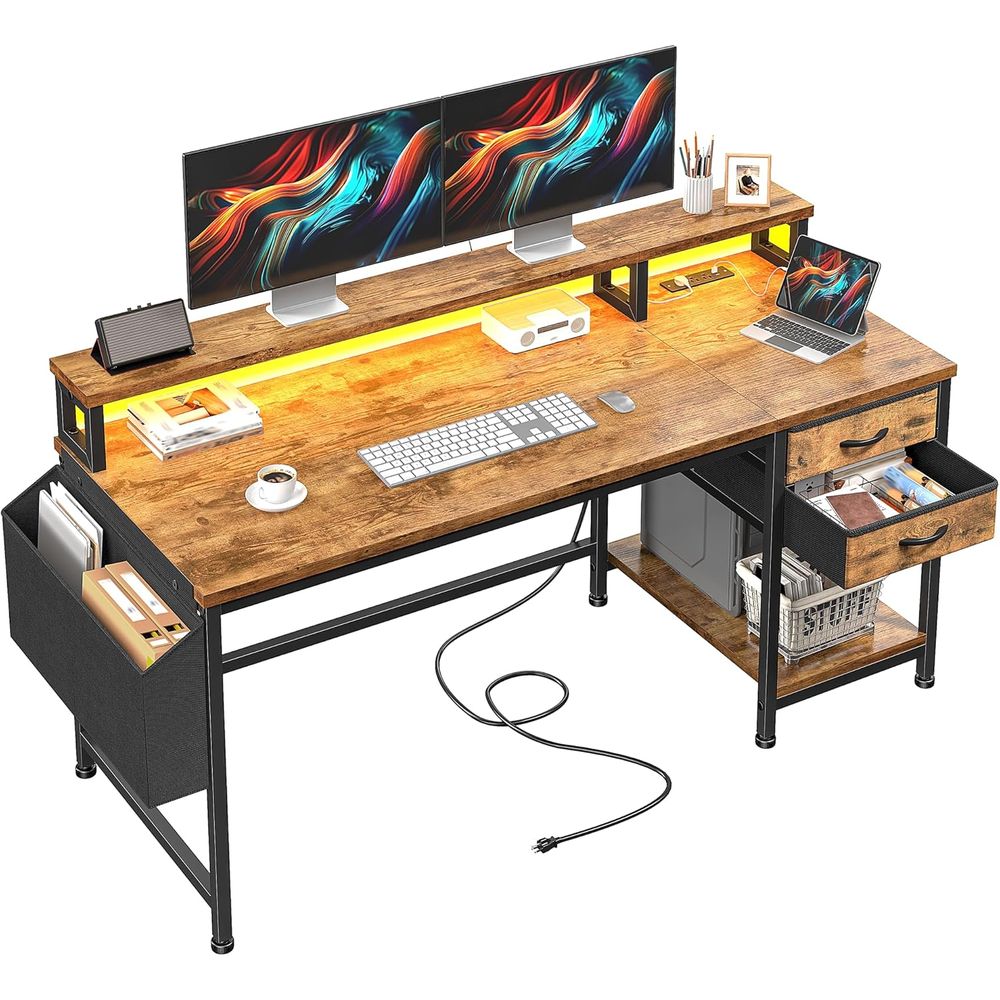 Rgb Light Strip - Bureau de jeu compact 48 pouces