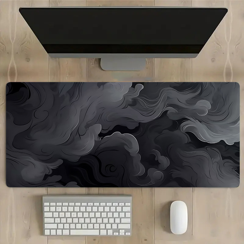 Pc Gaming Cloud Free - Tapis de bureau surdimensionné avec nuages