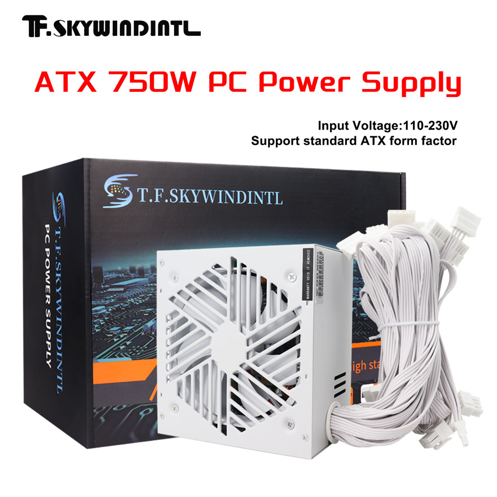 Pc Gaming Watt - Alimentation PC blanche 750W PSU pour