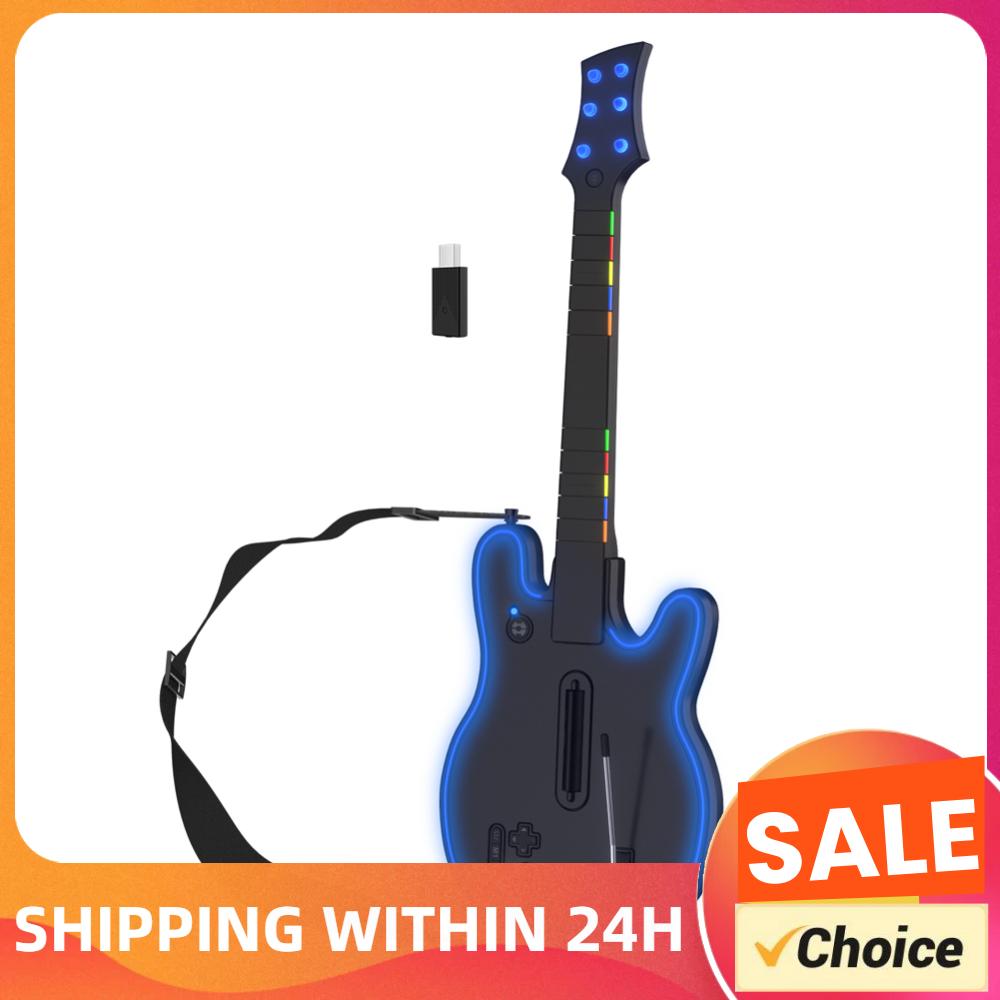 Joystick Pc Gaming - Manette de guitare sans fil 2.4G