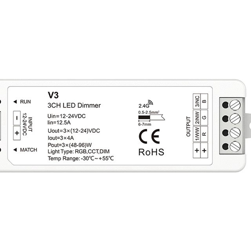 Contrôleur LED 3 canaux V3 2.4 - Rgb Light Strip avis et prix