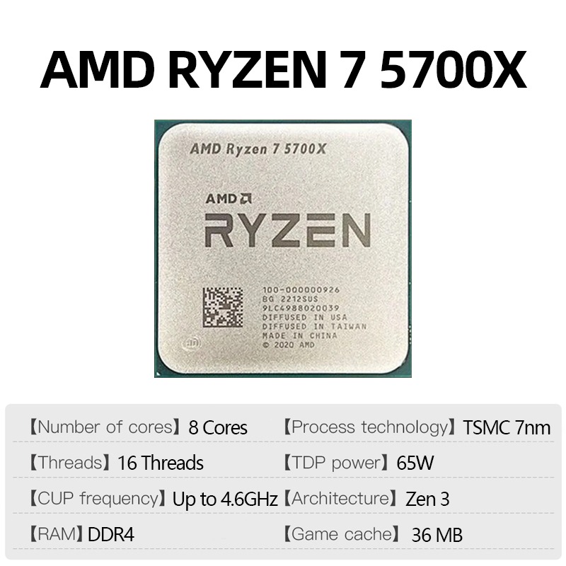 Processeur de bureau AMD Ryzen - Pc Gaming Ryzen 7 avis et prix
