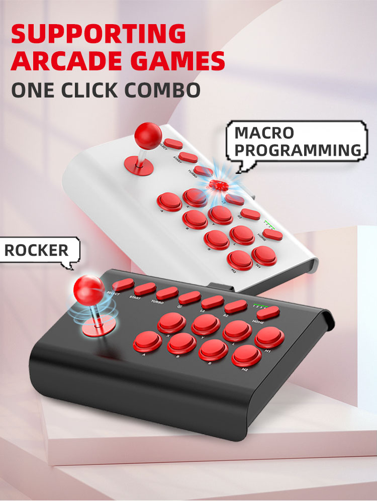 Bâton d'arcade à 8 boutons pou - Joystick Pc Gaming avis et prix