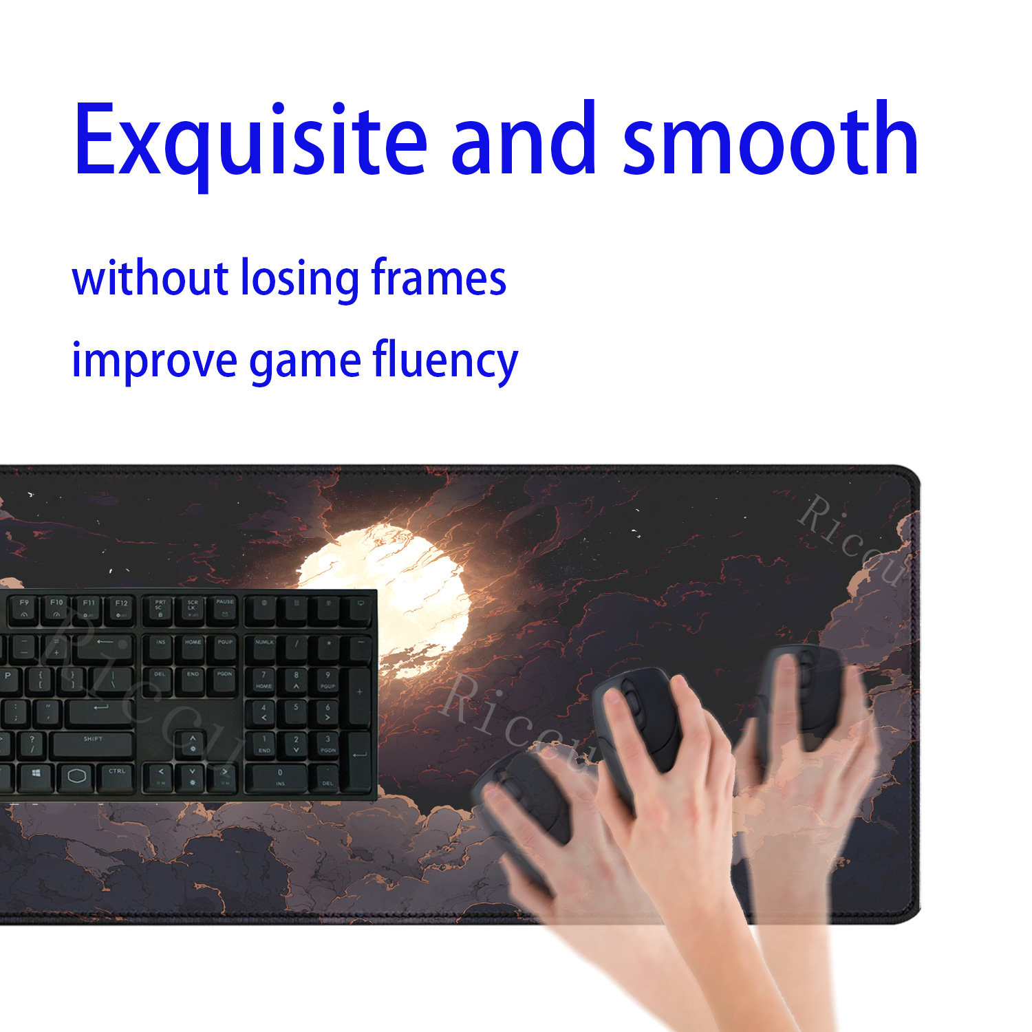 Tapis de souris Moon Night Clo - Pc Gaming Cloud Free avis et prix