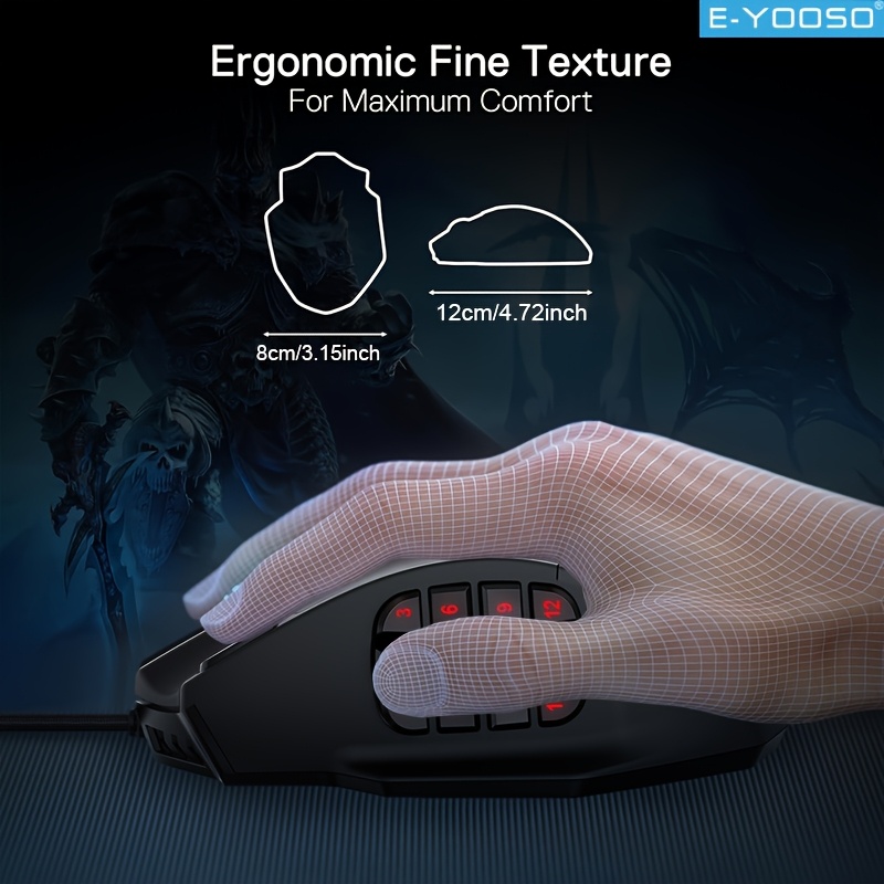 E-YOOSO rvb souris de jeu fila - Mouse Bungee Holder avis et prix