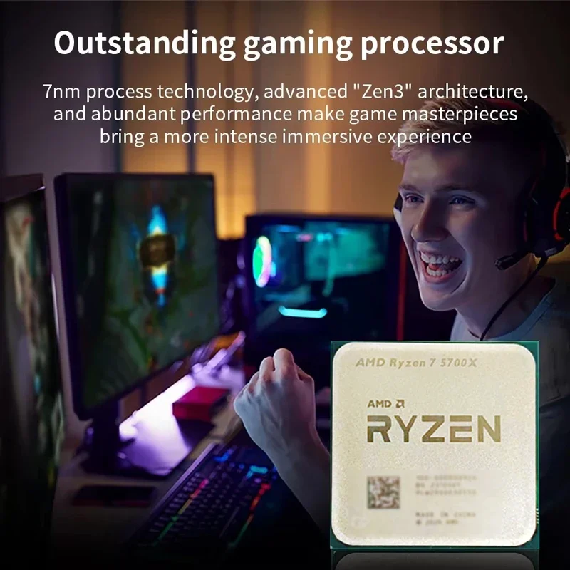 Processeur AMD Ryzen 7 5700X 8 - Pc Gaming Ryzen 7 avis et prix