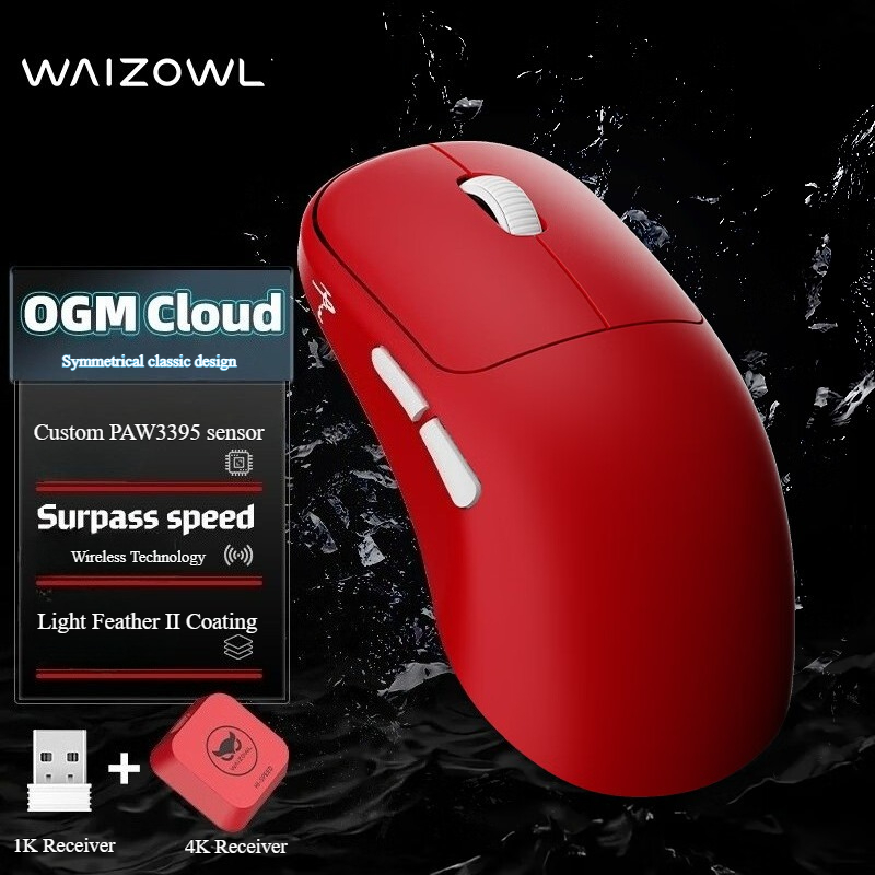 Souris de jeu sans fil Waizowl - Pc Gaming Cloud Free avis et prix