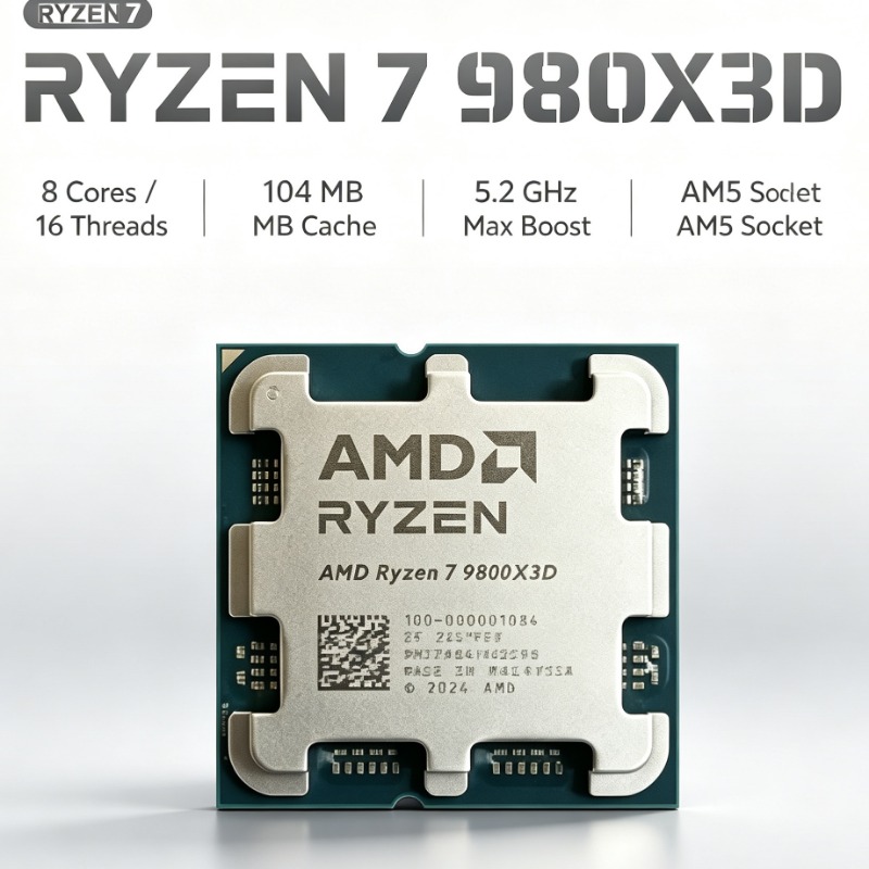 Processeur PC AMD Ryzen 7 9800 - Pc Gaming Ryzen avis et prix