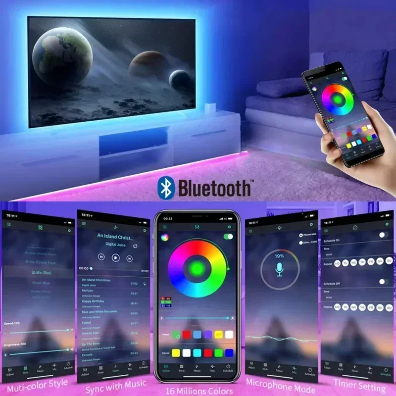 Bande lumineuse LED RGB intell - Rgb Light Strip avis et prix