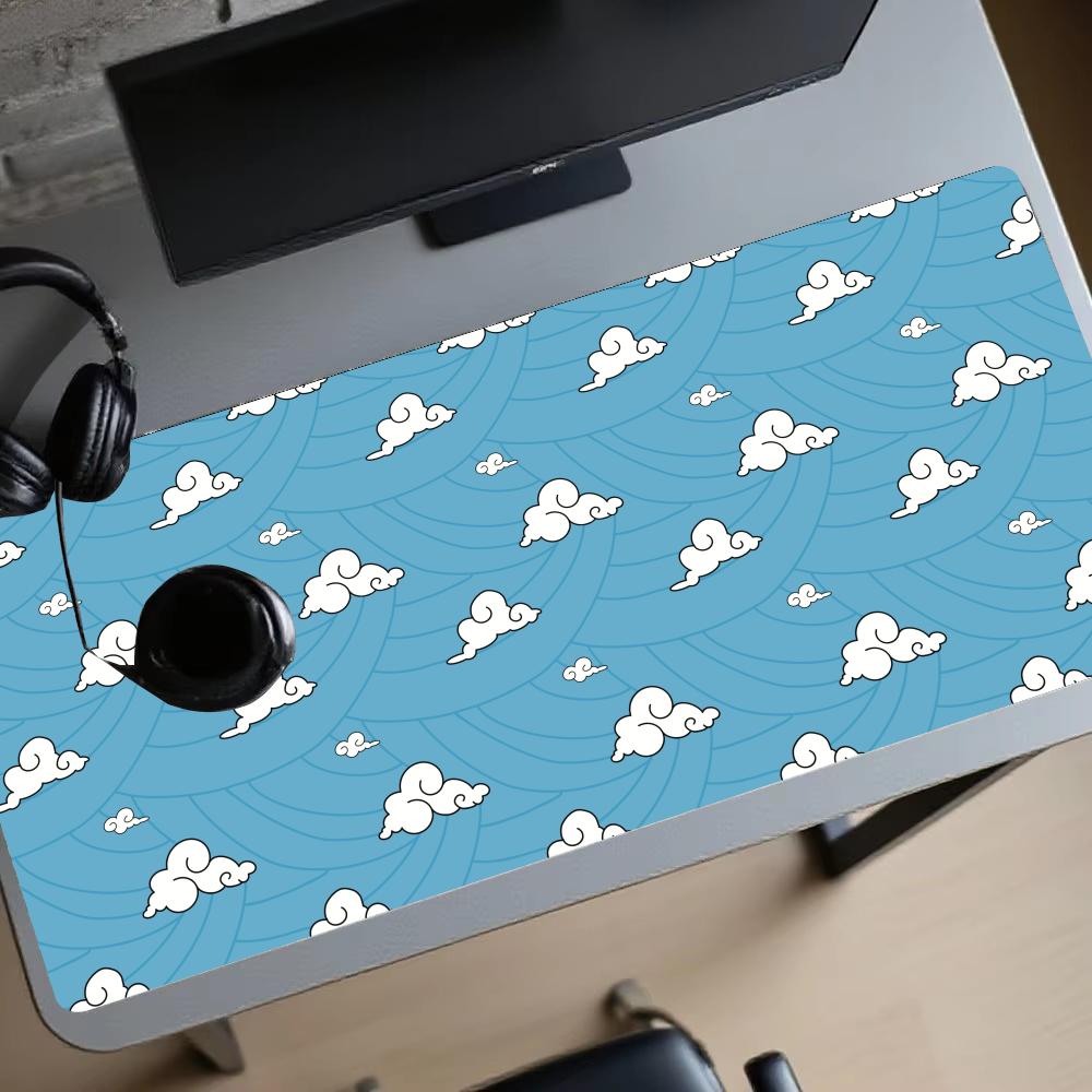 Tapis de jeu avec vagues bleue - Pc Gaming Cloud Free avis et prix