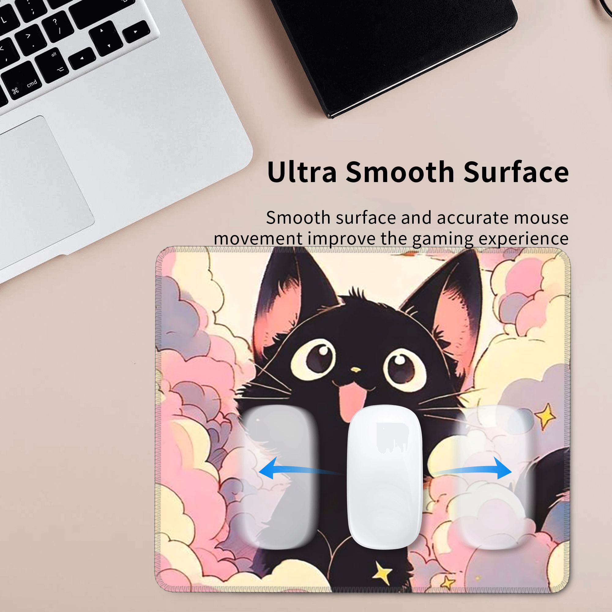 Tapis de souris avec illustrat - Pc Gaming Cloud Free avis et prix