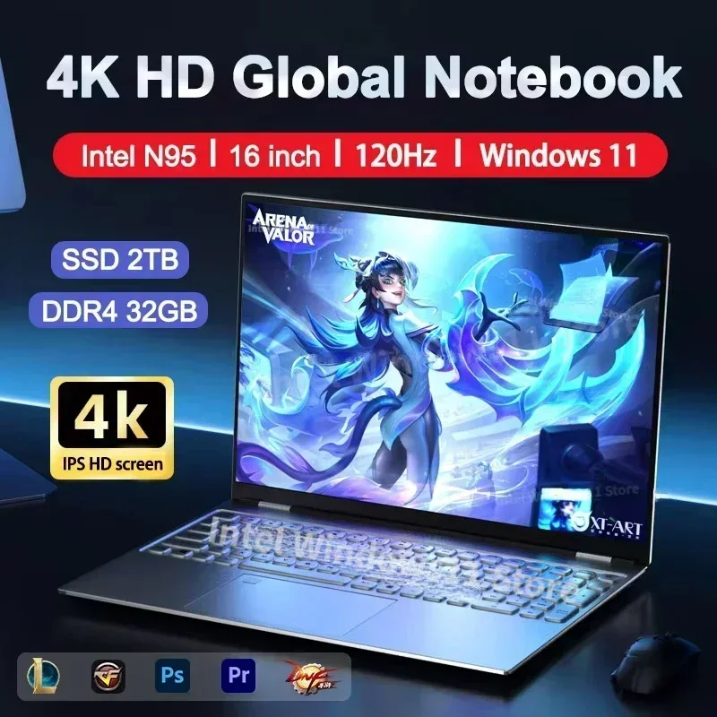 NOUVEAU Ordinateur portable In - Pc Gaming Notebook avis et prix