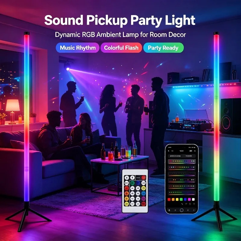 Lot de 2 lampes de sol RGB de  - Rgb Light Strip avis et prix