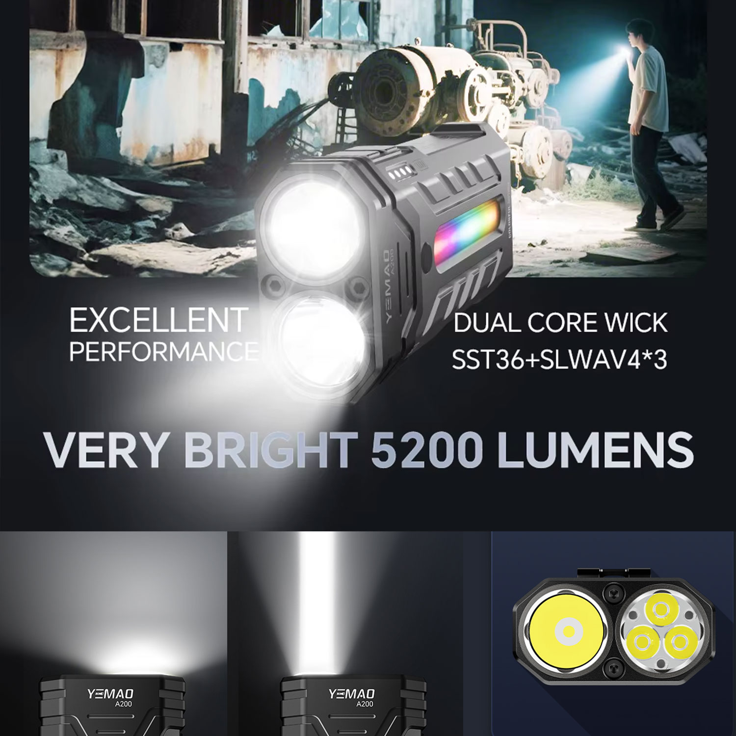Lampe de poche LED RGB Portabl - Rgb Light Strip avis et prix